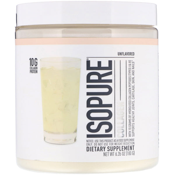 Isopure, Collagen, Unflavored, 6.35 oz (180 g) - The Supplement Shop