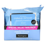 Neutrogena, Makeup Remover Cleansing Towelettes, 2 Packs, 25 Pre-Moistened Towelettes Each - The Supplement Shop