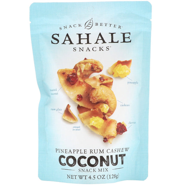 Sahale Snacks, Snack Mix, Pineapple Rum Cashew Coconut , 4.5 oz (128 g) - The Supplement Shop