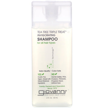 Giovanni Shampoo Mini Tea Tree Triple Treat All Hair 60ml
