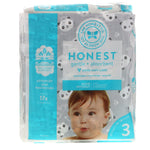 The Honest Company, Honest Diapers, Size 3, 16-28 Pounds, Pandas, 27 Diapers - The Supplement Shop