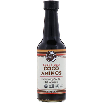 Big Tree Farms, Organic Coco Aminos, Seasoning Sauce & Marinade, Tangy BBQ, 10 fl oz (296 ml)