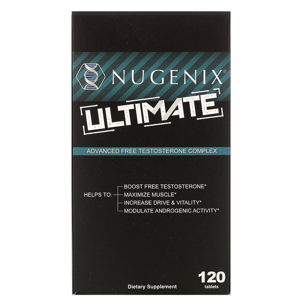 Nugenix, Ultimate, Advanced Free Testosterone Complex, 120 Tablets - The Supplement Shop