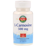 KAL, L-Carnosine, 500 mg, 30 Tablets - The Supplement Shop