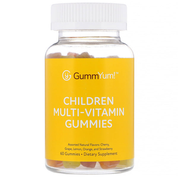 GummYum!, Children Multi-Vitamin Gummies, Assorted Natural Flavors, 60 Gummies - The Supplement Shop