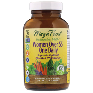 MegaFood, Women Over 55 One Daily, 90 Tablets