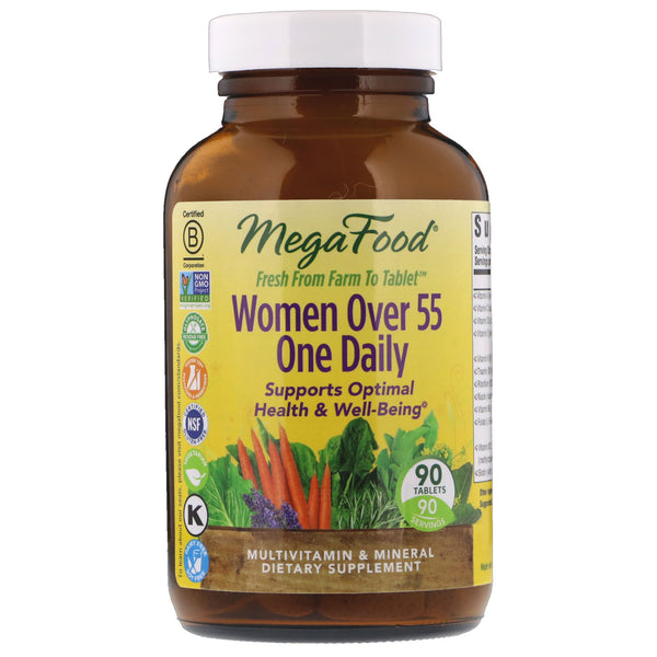 MegaFood, Women Over 55 One Daily, 90 Tablets - The Supplement Shop