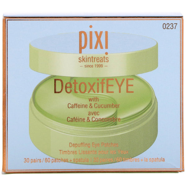 Pixi Beauty, Skintreats, DetoxifEye, Depuffing Eye Patches, 30 Pairs + Spatula - The Supplement Shop