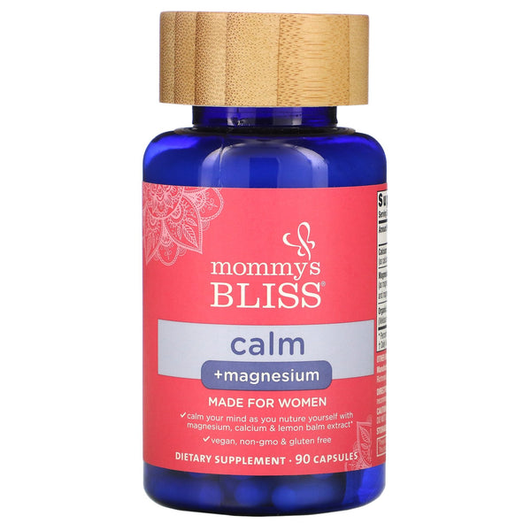 Mommy's Bliss, Calm + Magnesium, For Women, 90 Capsules - The Supplement Shop