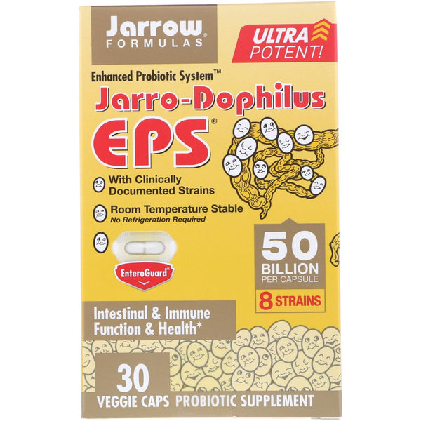 Jarrow Formulas, Jarro-Dophilus EPS, Ultra Potent, 50 Billion, 30 Veggie Caps