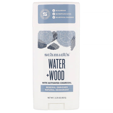 Schmidt's, Natural Deodorant, Water + Wood, 3.25 oz (92 g)