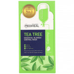 Mediheal, Tea Tree, Essential Blemish Control Mask, 5 Sheets, 0.81 fl oz (24 ml) Each - The Supplement Shop