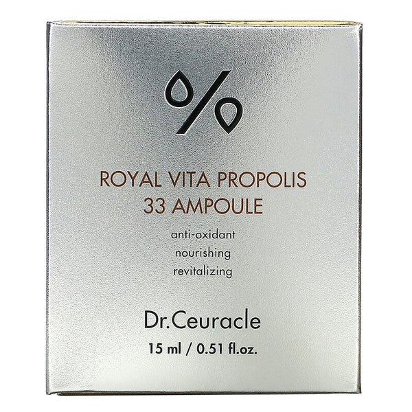 Dr. Ceuracle, Royal Vita Propolis, 33 Ampoule, 0.51 fl oz (15 ml) - The Supplement Shop