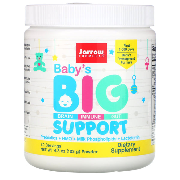 Jarrow Formulas, Baby’s Big Support Powder, 4.3 oz (123 g) - The Supplement Shop