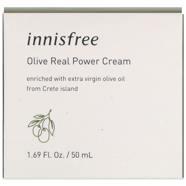 Innisfree, Olive Real Power Cream, 1.69 fl oz (50 ml) - The Supplement Shop