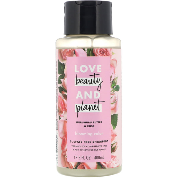 Love Beauty and Planet, Blooming Color Shampoo, Murumuru Butter & Rose, 13.5 fl oz (400 ml) - The Supplement Shop
