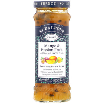 St. Dalfour, Mango & Passion Fruit, Deluxe Mango & Passion Fruit Spread, 10 oz (284 g)