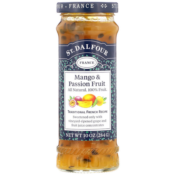 St. Dalfour, Mango & Passion Fruit, Deluxe Mango & Passion Fruit Spread, 10 oz (284 g)