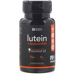 Sports Research, Lutein + Zeaxanthin with Coconut Oil, 30 Veggie Softgels - The Supplement Shop
