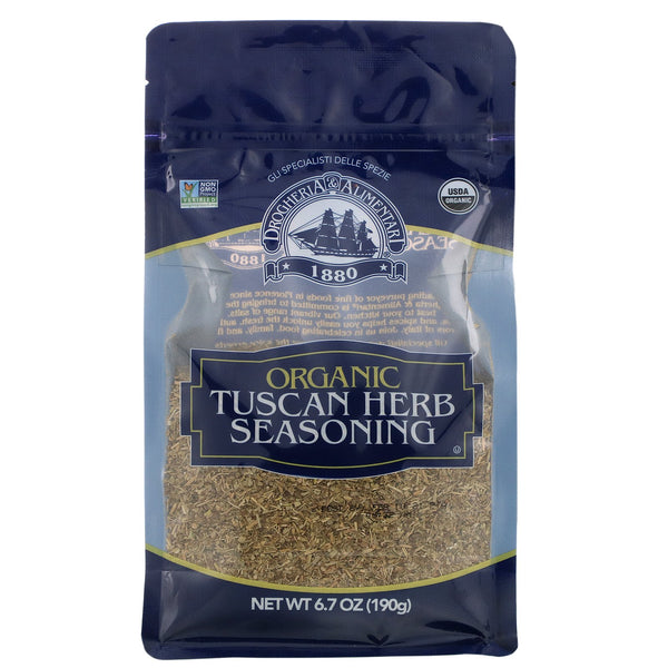 Drogheria & Alimentari, Organic Tuscan Herb Seasoning, 6.7 oz (190 g) - The Supplement Shop