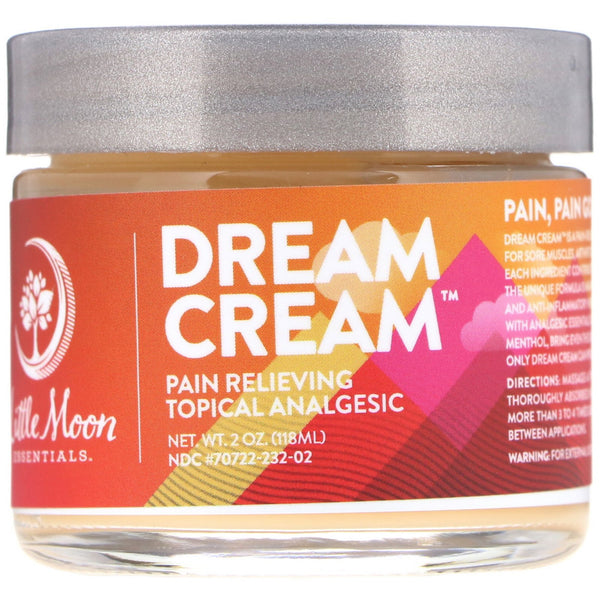Little Moon Essentials, Dream Cream, Pain Relieving Topical Analgesic, 2 oz (118 ml) - The Supplement Shop