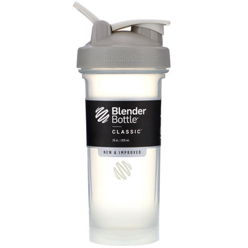 Blender Bottle Classic with Loop Pebble Grey 20 oz (600 ml)
