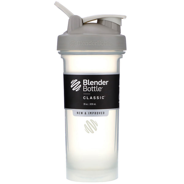 Blender Bottle, Classic With Loop, Pebble Grey, 28 oz (828 ml) - The Supplement Shop