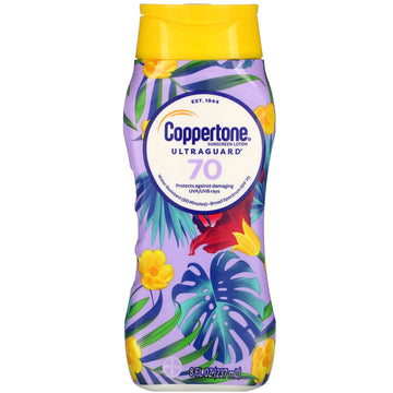Coppertone, UltraGuard, Sunscreen Lotion, SPF 70, 8 fl oz (237 ml)