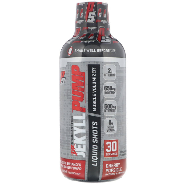 ProSupps, Dr. Jekyll, Pump, Stimulant-Free, Cherry Popsicle, 15.2 oz (450 ml) - The Supplement Shop