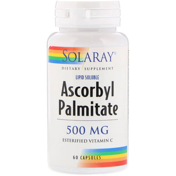 Solaray, Ascorbyl Palmitate, 500 mg, 60 Capsules