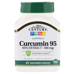 21st Century, Curcumin 95, 500 mg, 45 Vegetarian Capsules - The Supplement Shop
