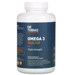 Dr. Tobias, Omega 3 Fish Oil, Triple Strength, 180 Softgels - The Supplement Shop