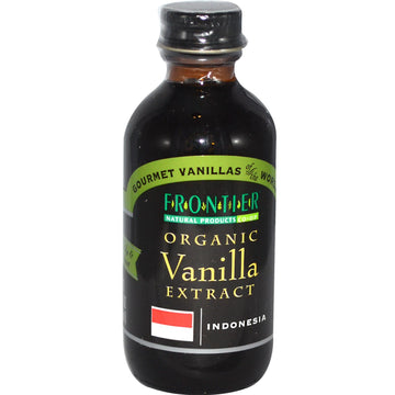 Frontier Natural Products, Organic Vanilla Extract, Indonesia, Farm Grown , 2 fl oz (59 ml)