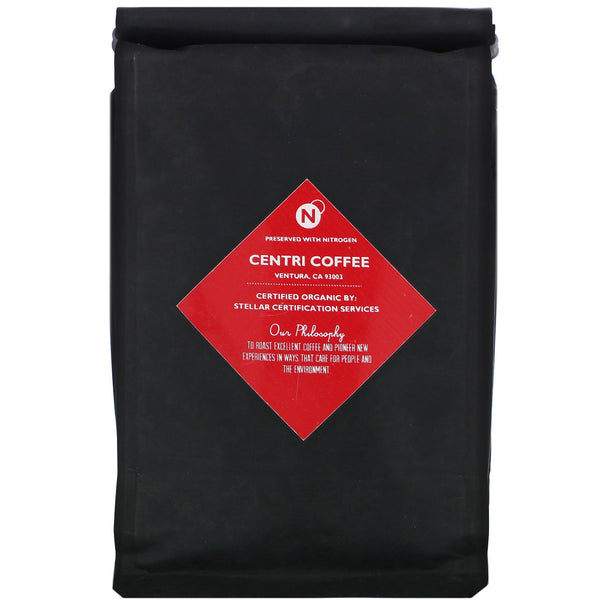 Cafe Altura, Organic Centri Coffee, Brazil, Whole Bean, Milk Chocolate + Almond, 12 oz (340 g) - The Supplement Shop