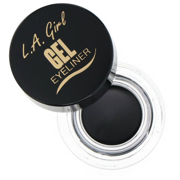 L.A. Girl, Gel Eyeliner, Jet Black, 0.11 oz (3 g) - The Supplement Shop