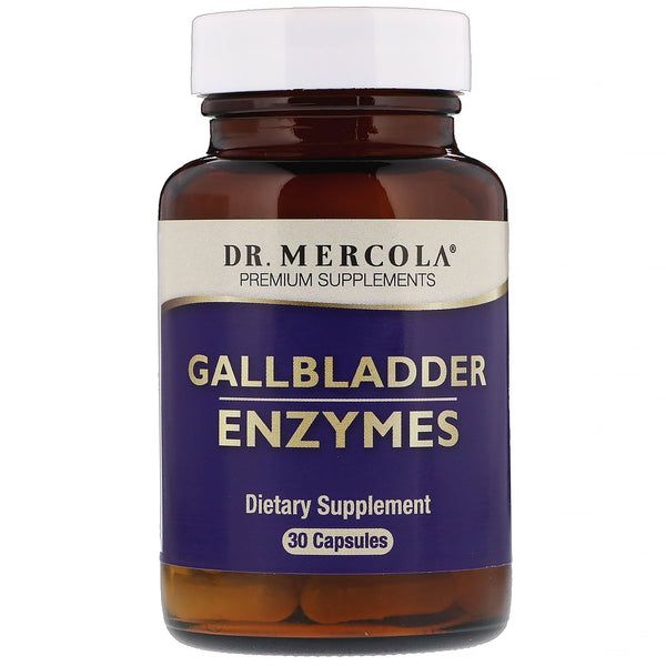 Dr. Mercola, Gallbladder Enzymes, 30 Capsules - The Supplement Shop