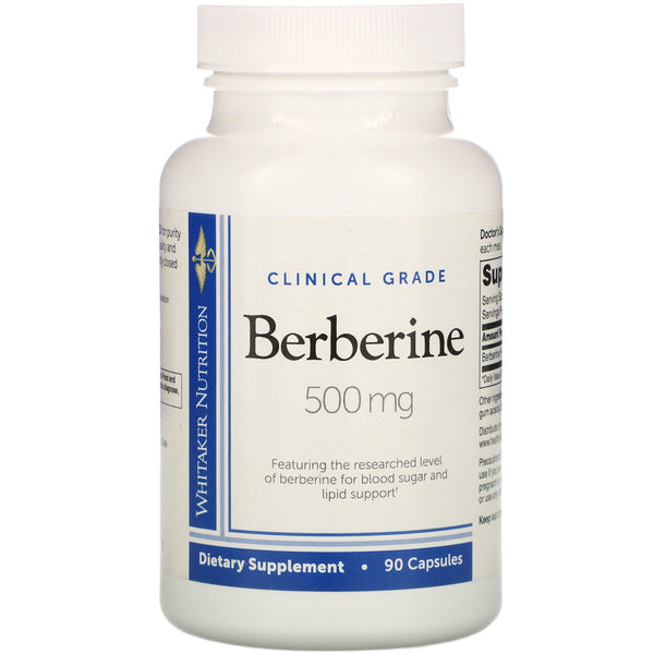 Dr. Whitaker, Clinical Grade, Berberine, 500 mg, 90 Capsules - The Supplement Shop