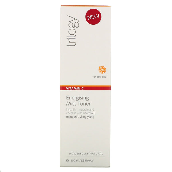 Trilogy, Vitamin C Energising Mist Toner, 3.3 fl oz (100 ml) - The Supplement Shop