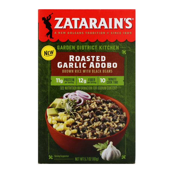 Zatarain's, Garden District Kitchen, Roasted Garlic Adobo, 5.7 oz (161 g) - The Supplement Shop