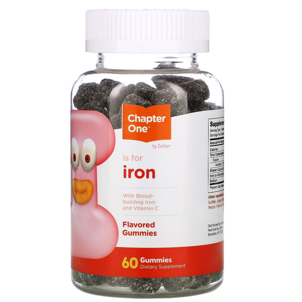 Chapter One, I Is for Iron, Flavored Gummies, 60 Gummies - The Supplement Shop