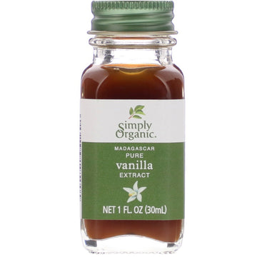Simply Organic, Madagascar Pure Vanilla Extract, 1 fl oz (30 ml)