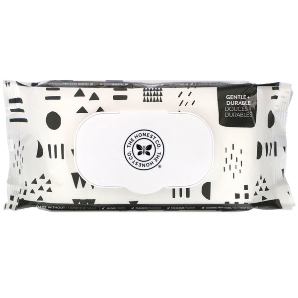 The Honest Company, Plant-Based Wipes, Pattern Play, 72 Wipes - The Supplement Shop