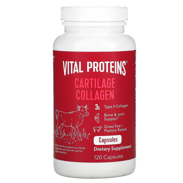 Vital Proteins, Cartilage Collagen, 120 Capsules - The Supplement Shop