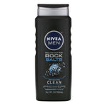 Nivea, Men, Deep Clean Body Wash, Rock Salts, 16.9 fl oz (500 ml) - The Supplement Shop