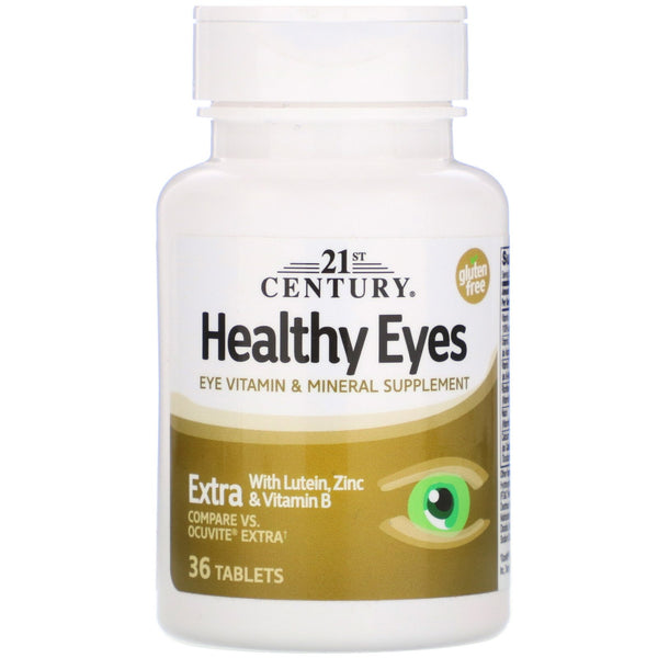 21st Century, Healthy Eyes, Extra, 36 Tablets - The Supplement Shop