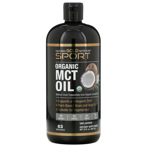 California Gold Nutrition, Organic, MCT Oil, 32 fl oz (946 ml) - The Supplement Shop