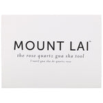 Mount Lai, The Rose Quartz Gua Sha Tool, 1 Tool - The Supplement Shop