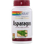 Solaray, Asparagus, 175 mg, 60 Vegetarian Capsules - The Supplement Shop