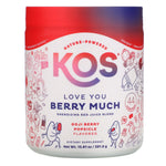 KOS, Love You Berry Much, Energizing Red Juice Blend, Goji Berry Popsicle, 13.81 oz (391.6 g) - The Supplement Shop
