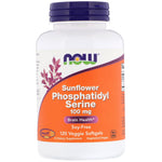 Now Foods, Sunflower Phosphatidyl Serine, 100 mg, 120 Veggie Softgels - The Supplement Shop